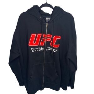 Youth UFC Ultimate Fighting Championship Black and White Hoodie Sweatshirt Youth UFC Ultimate Fighting Championship Black and White Hoodie Sweatshirt